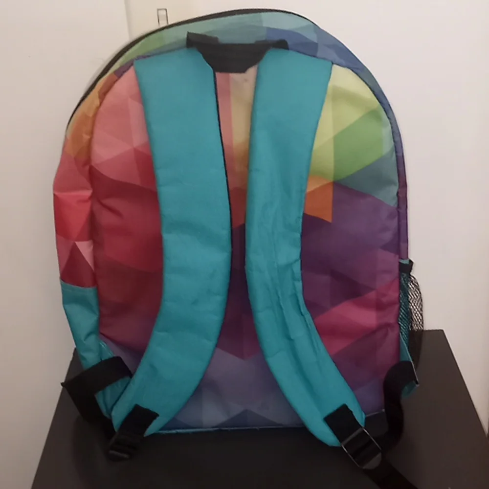 Kelidiscope Multi Color Backpack and Lunch Bag Combo